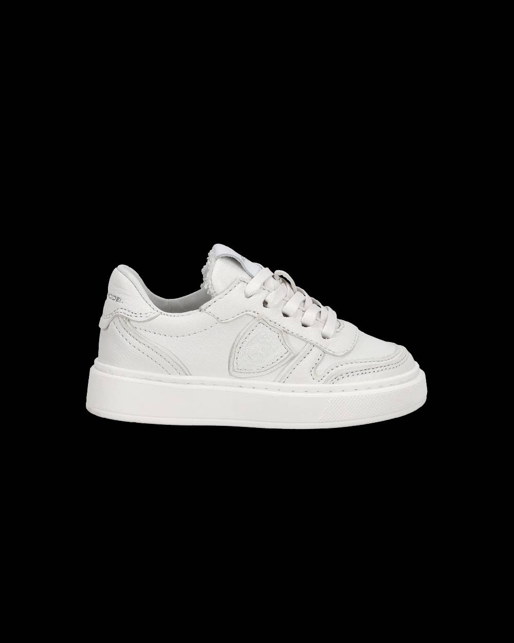 Philippe Model Sneakers basse Nice da Bambini in pelle, Bianco Outlet