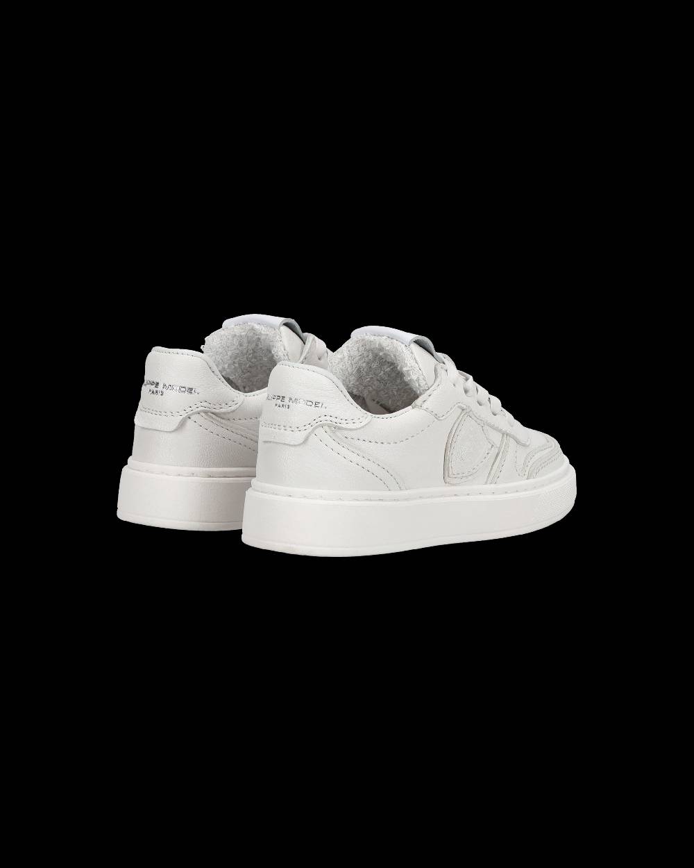 Philippe Model Sneakers basse Nice da Bambini in pelle, Bianco Outlet