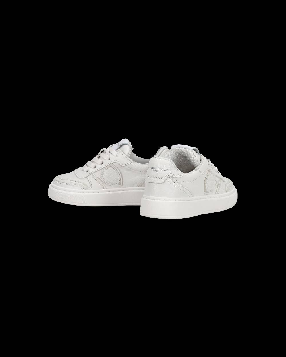 Philippe Model Sneakers basse Nice da Bambini in pelle, Bianco Outlet