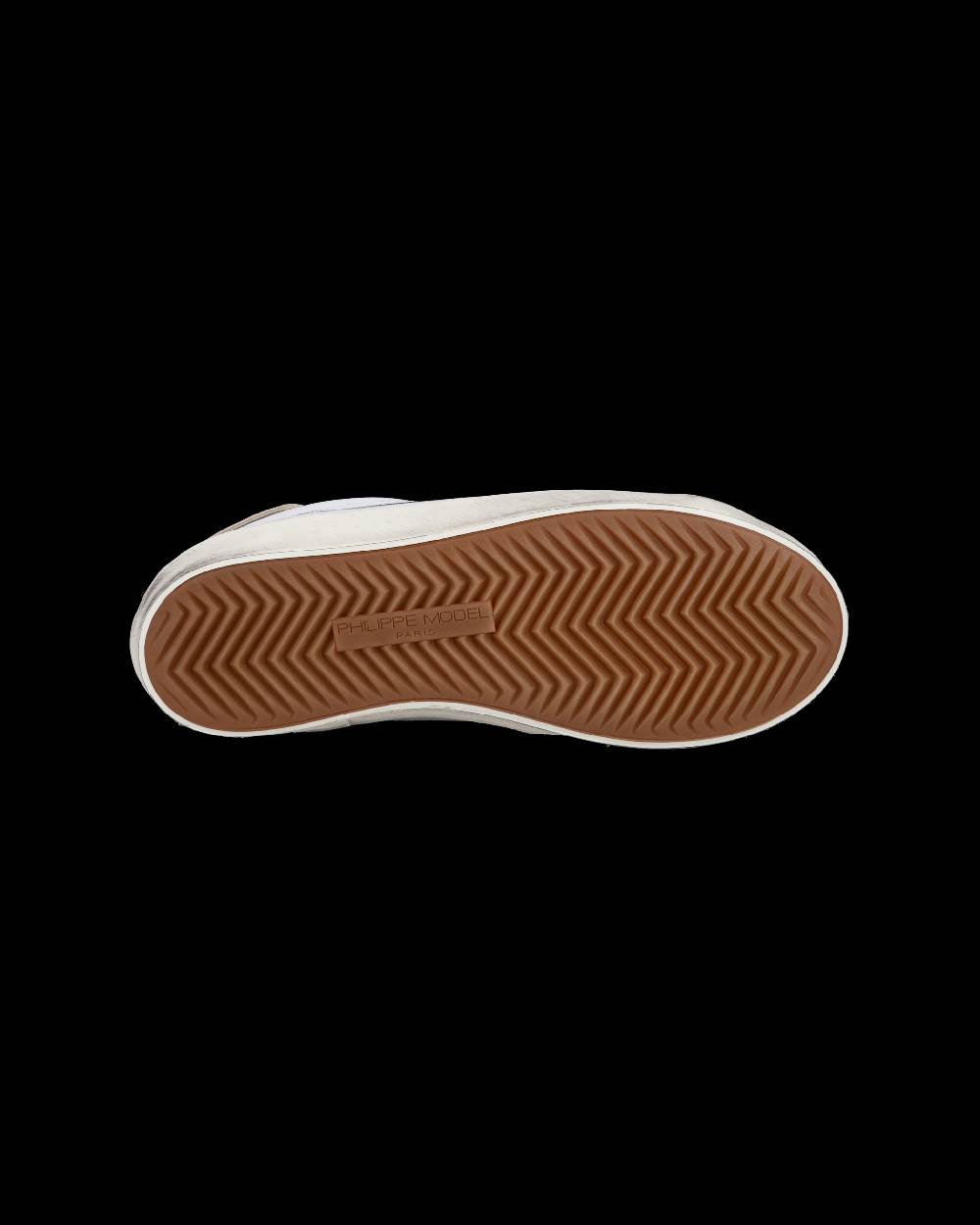 Philippe Model Sneakers basse Paris da Bambino in pelle, Bianco Azzurro Vendita Economica