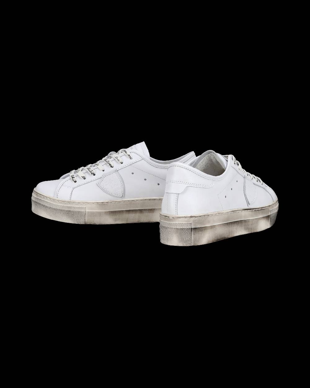 Philippe Model Sneakers basse Paris Haute da Bambino in pelle, Bianco 2025