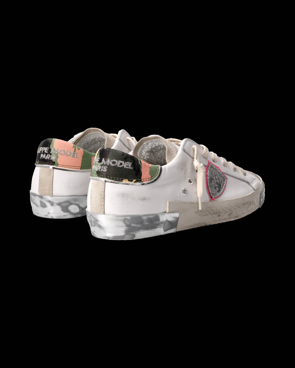 Philippe Model Sneaker Prsx Donna, Bianco e Rosa Spedizione Gratuita