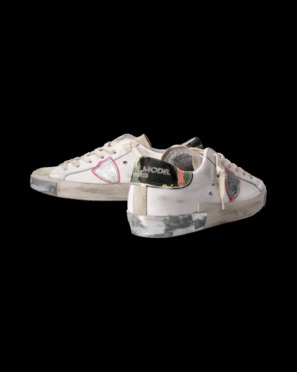 Philippe Model Sneaker Prsx Donna, Bianco e Rosa Spedizione Gratuita