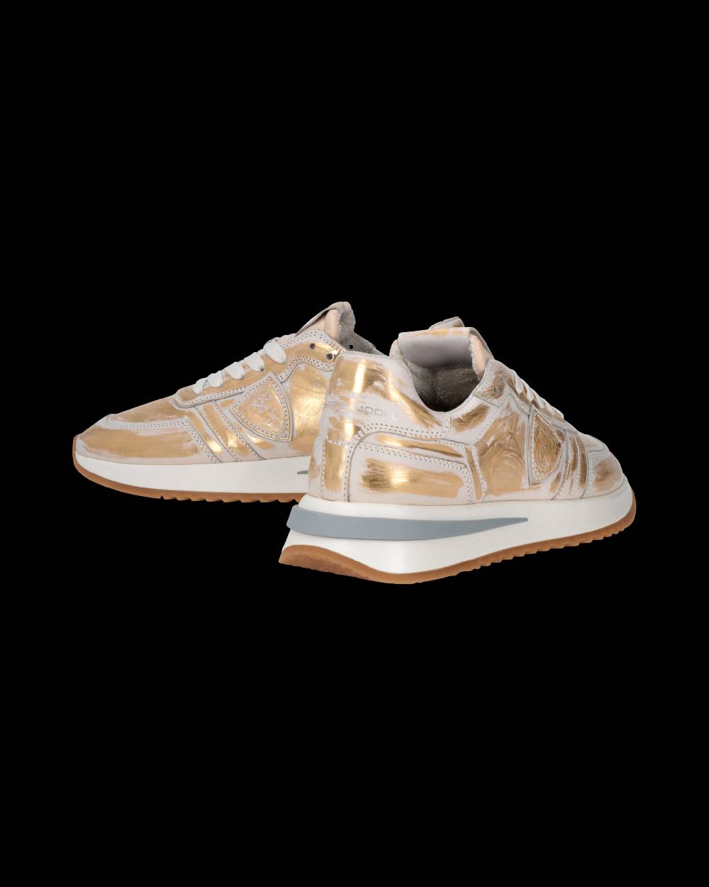 Philippe Model Sneaker Tropez 2.1 Donna, Bianco e Oro Negozi Online