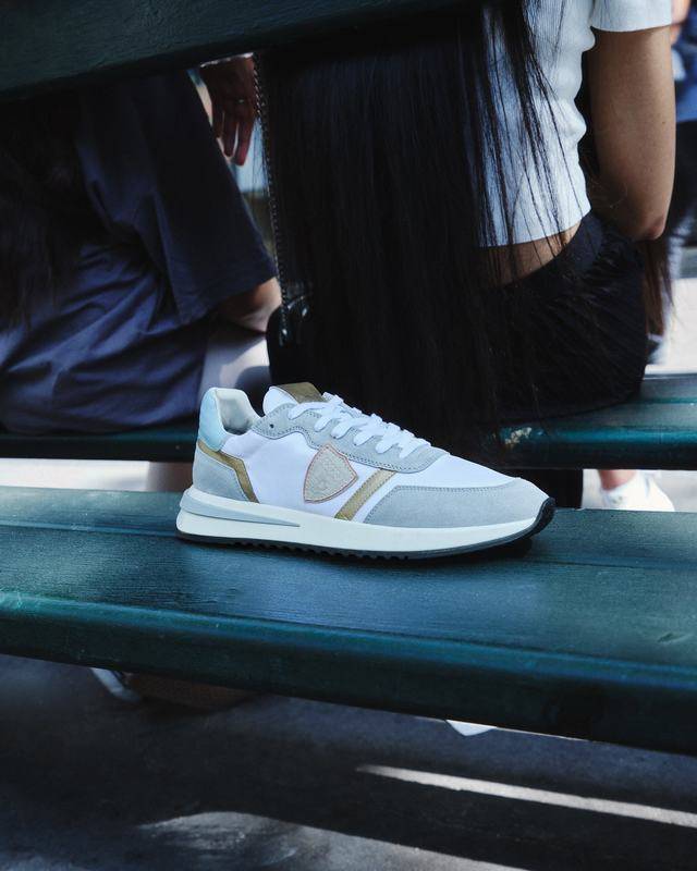 Philippe Model Sneaker basse Tropez 2.1 donna - bianco e azzurro Consegna Veloce