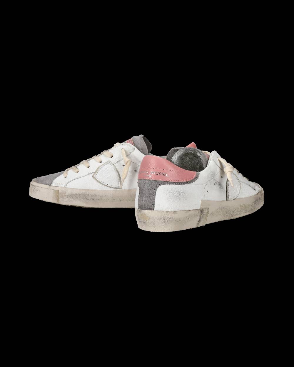 Philippe Model Sneaker casual Prsx da donna in pelle - Antracite e bianco Convenienza