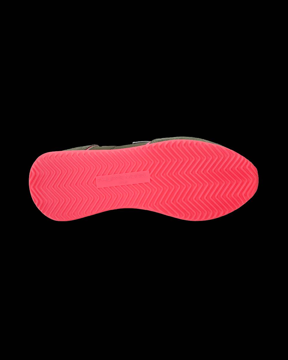 Philippe Model Sneaker basse Trpx donna - verde militare e rosa fluo Presa