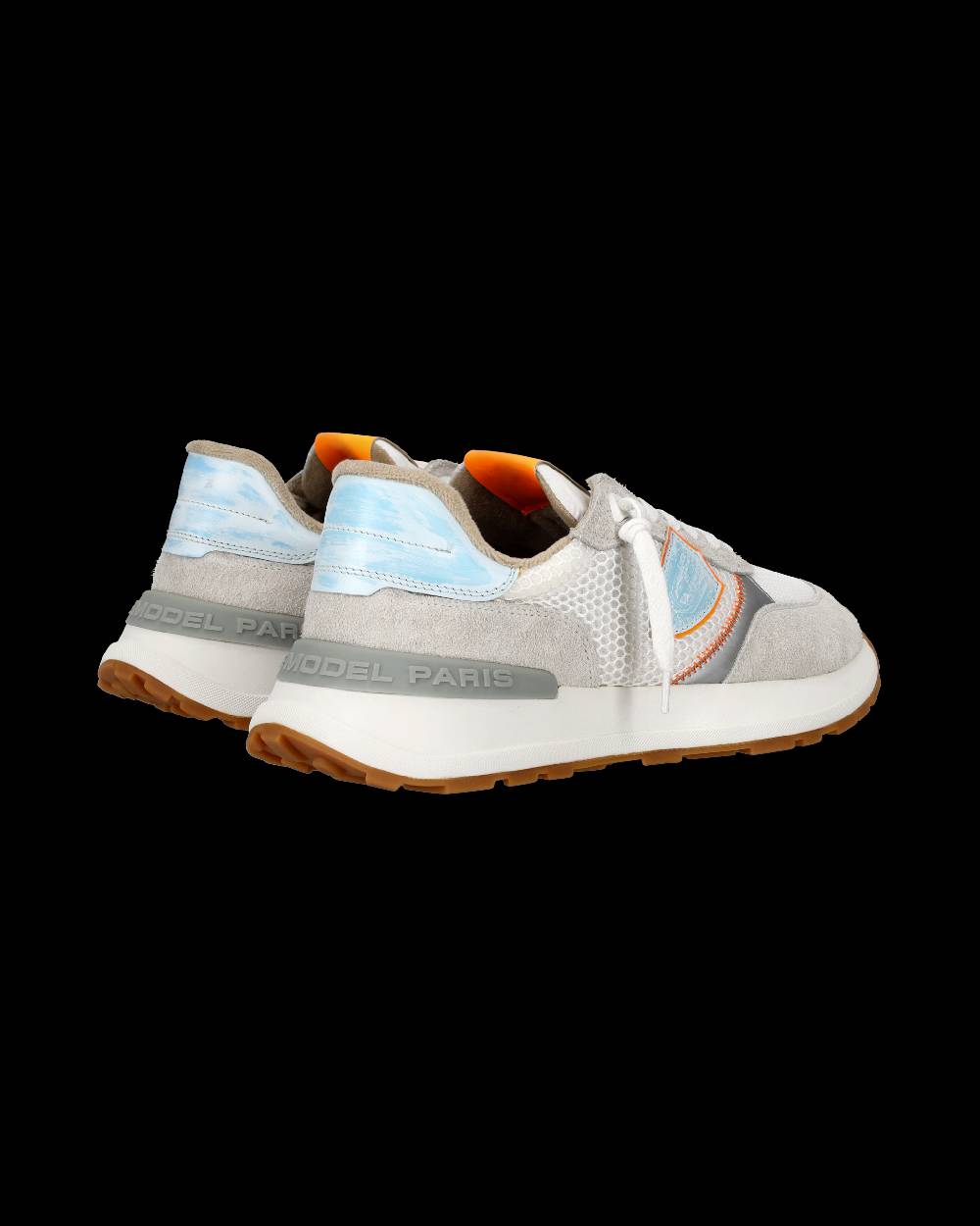 Philippe Model Sneaker bassa Antibes uomo - bianco e azzurro Saldi Di Fabbrica