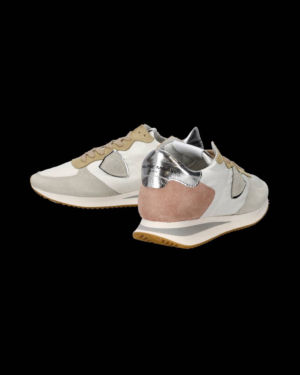 Philippe Model Sneakers Trpx da Donna Bianche e Rosa in Tessuto Tecnico 2025