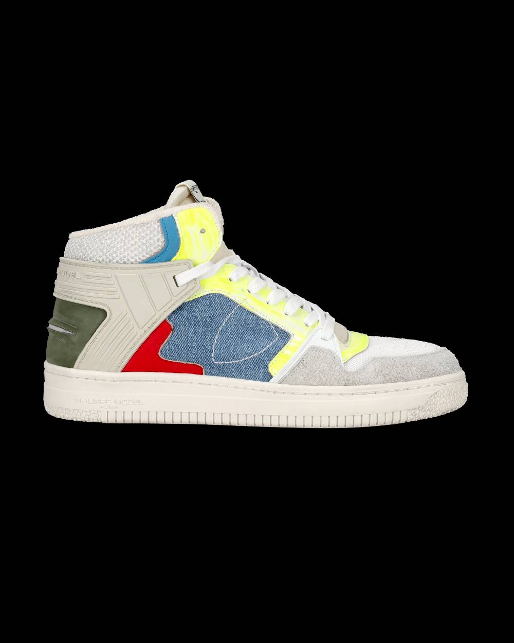 Philippe Model Sneaker mid La Grande uomo - bianco e azzurro Vendita