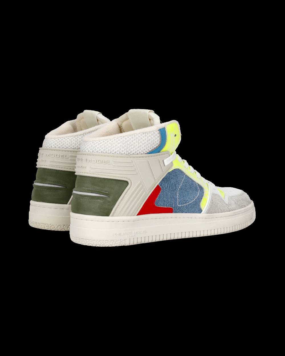 Philippe Model Sneaker mid La Grande uomo - bianco e azzurro Vendita