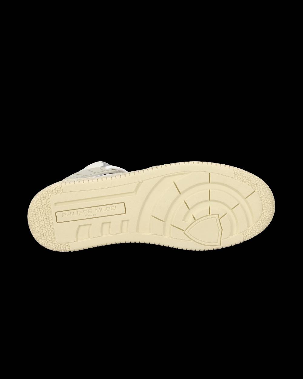 Philippe Model Sneaker streetwear La Grande da uomo in pelle - Grigio e burro Promozione