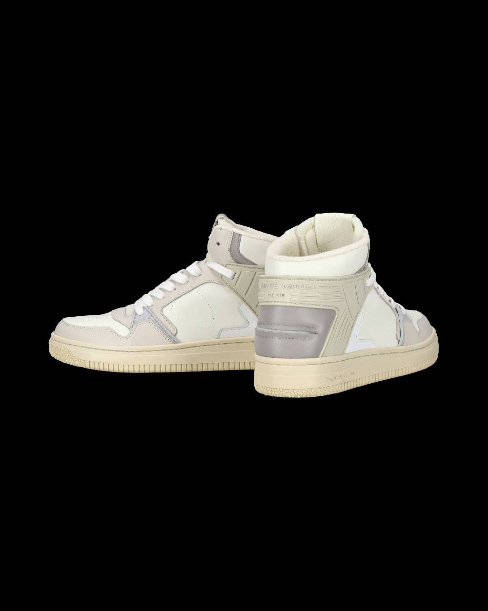 Philippe Model Sneaker streetwear La Grande da uomo in pelle - Grigio e burro Promozione