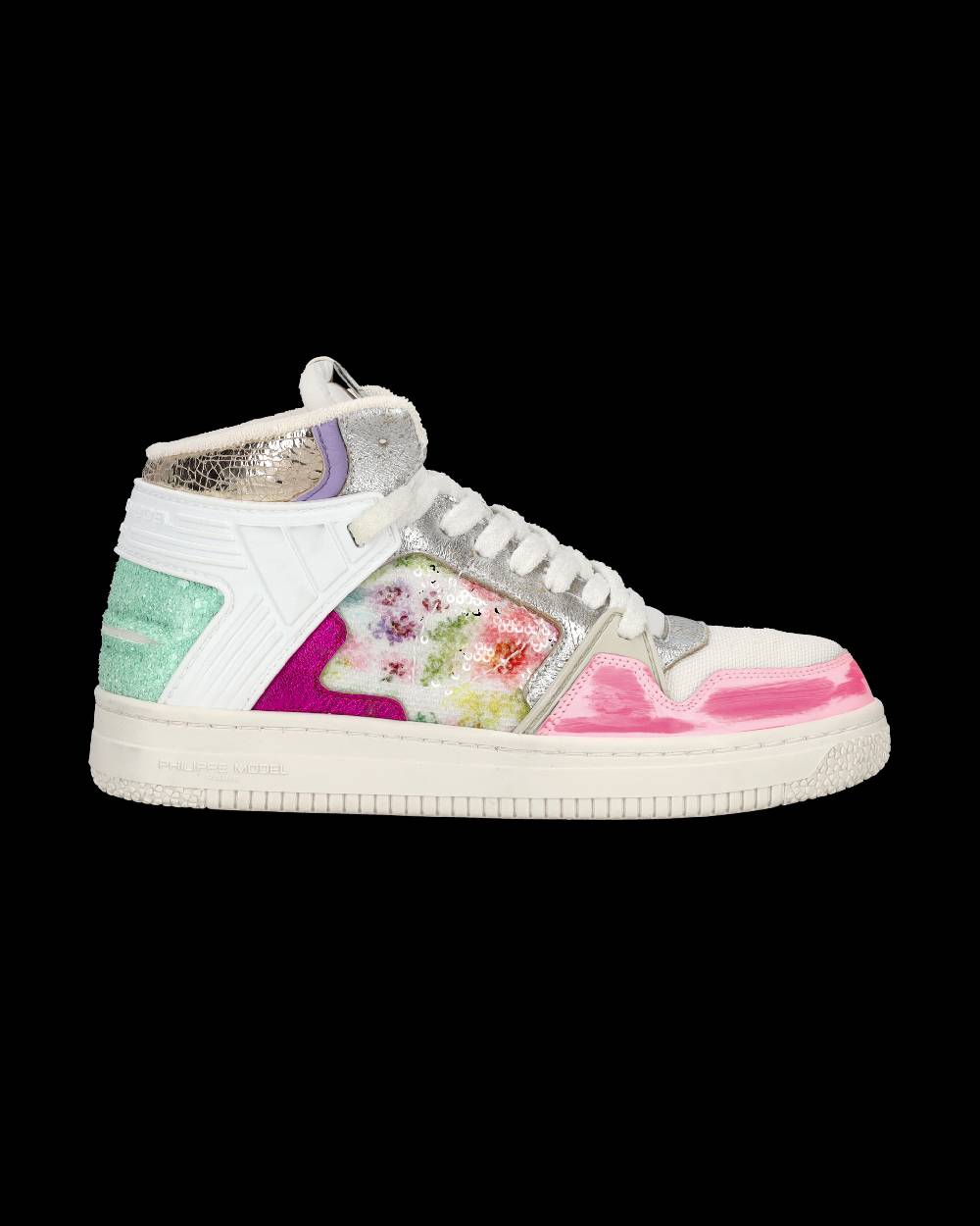 Philippe Model Sneaker mid La Grande donna - bianco e fucsia Spedizione Gratuita