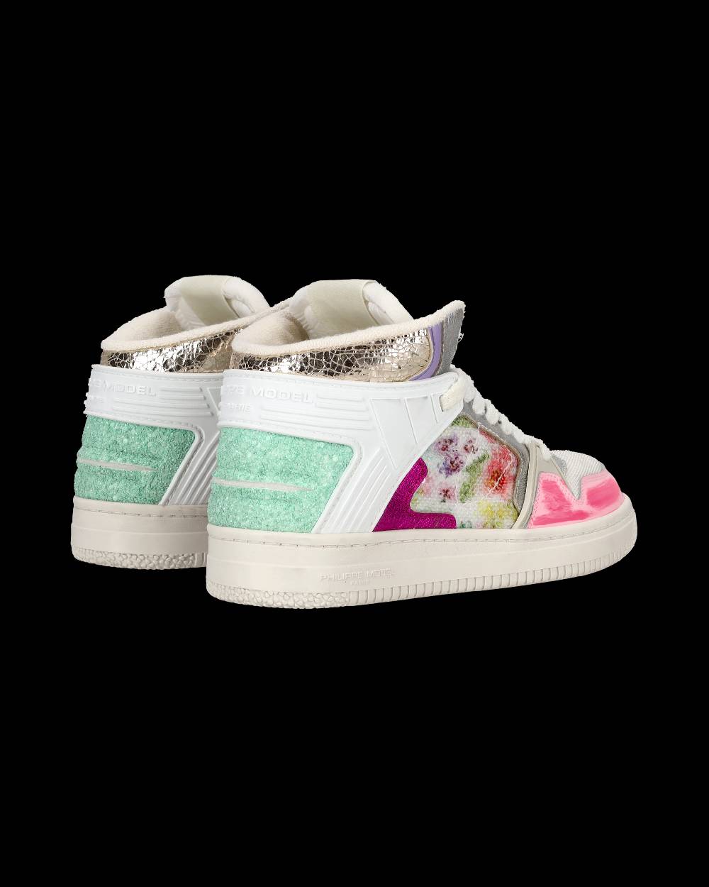 Philippe Model Sneaker mid La Grande donna - bianco e fucsia Spedizione Gratuita