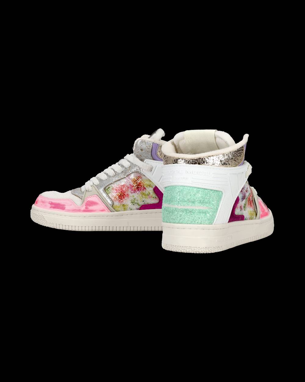 Philippe Model Sneaker mid La Grande donna - bianco e fucsia Spedizione Gratuita