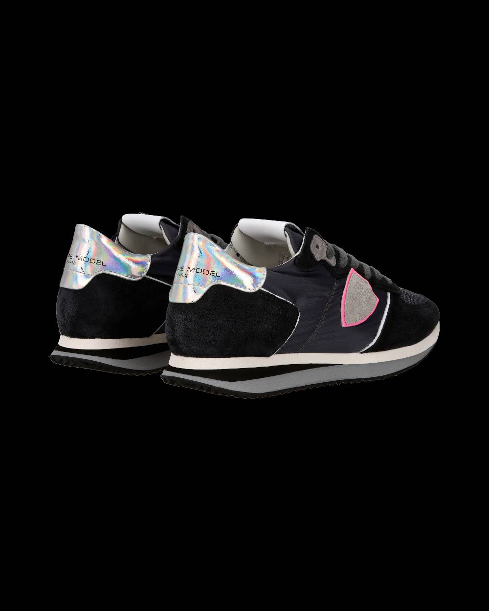 Philippe Model Sneaker casual Trpx da donna in nylon e pelle - Antracite Negozi Online