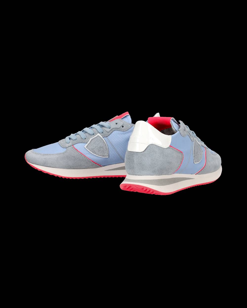 Philippe Model Sneaker bassa Trpx donna - azzurro e fucsia Acquista Ora