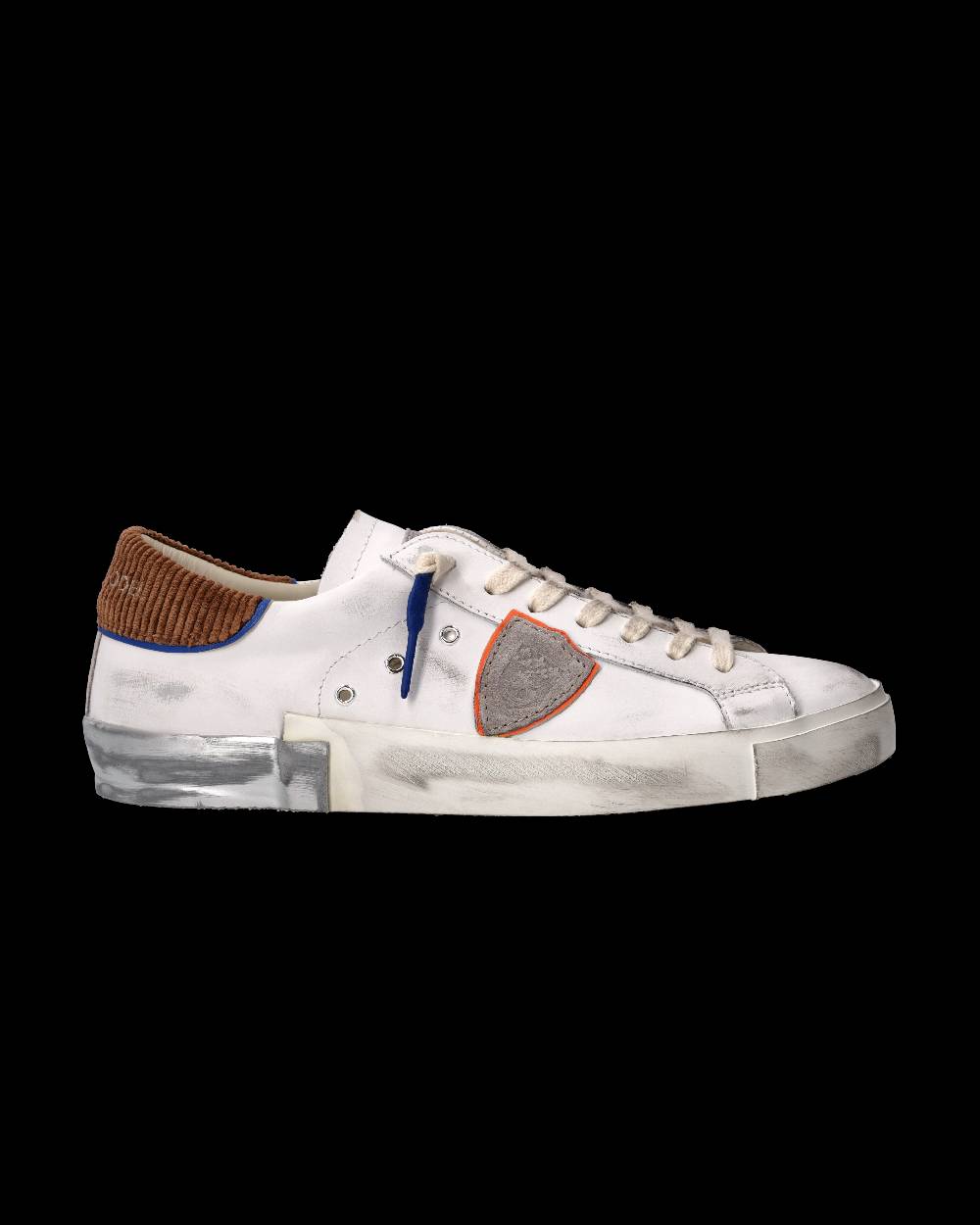 Philippe Model Sneaker Prsx Uomo, Bianco e Cognac Affare Del Giorno