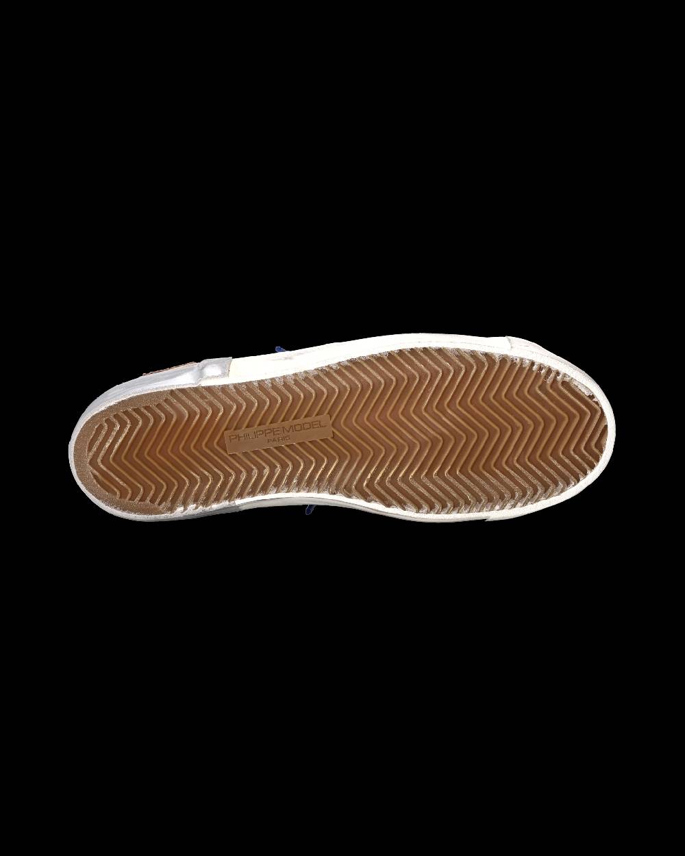 Philippe Model Sneaker Prsx Uomo, Bianco e Cognac Affare Del Giorno