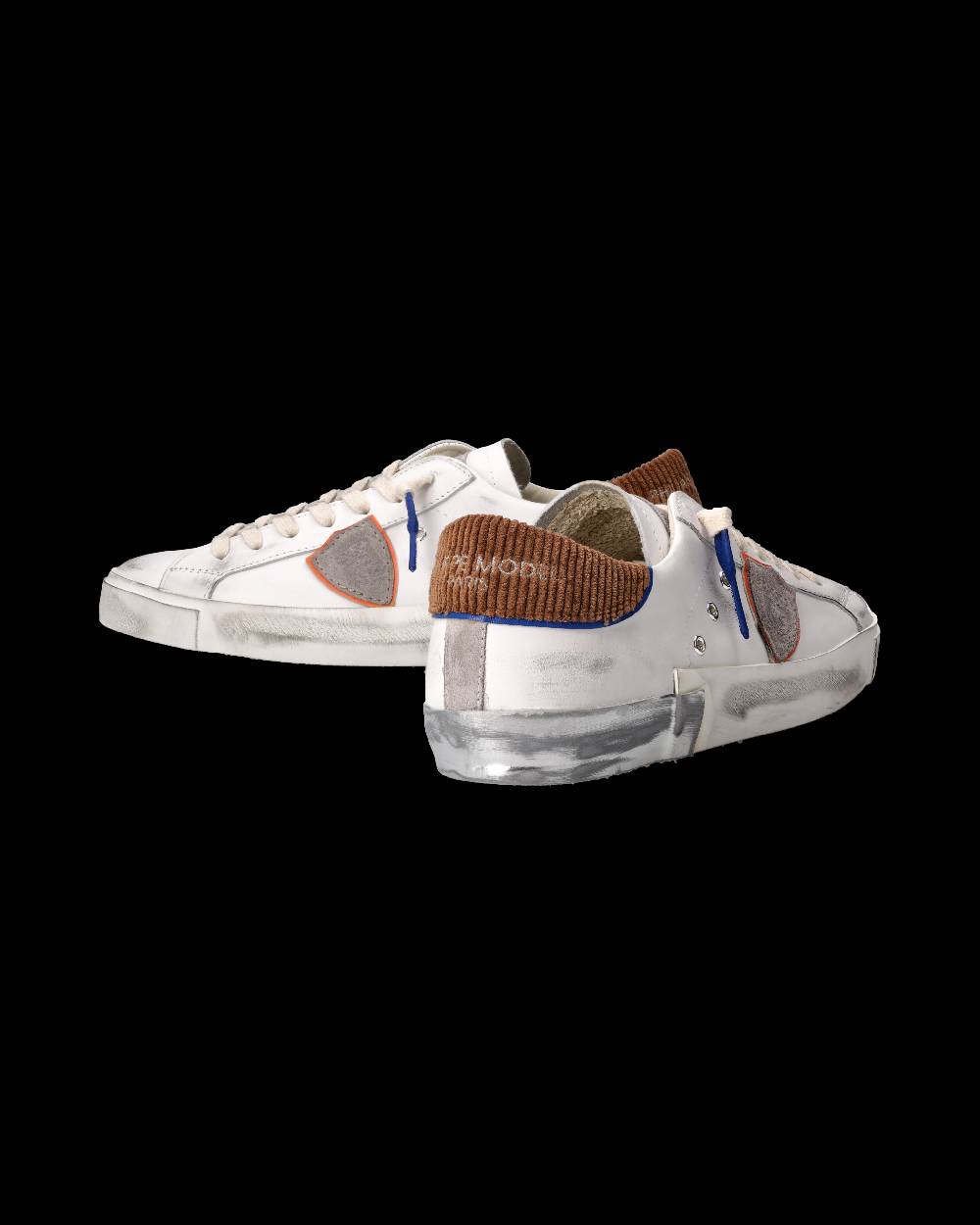 Philippe Model Sneaker Prsx Uomo, Bianco e Cognac Affare Del Giorno