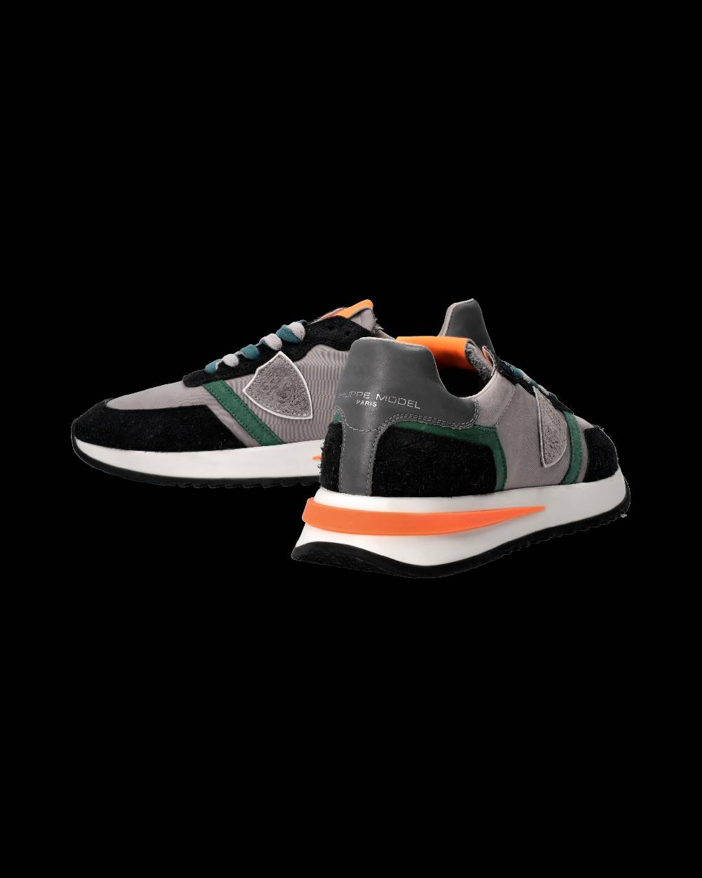 Philippe Model Sneaker Tropez 2.1 Uomo, Grigio e Arancio Novità