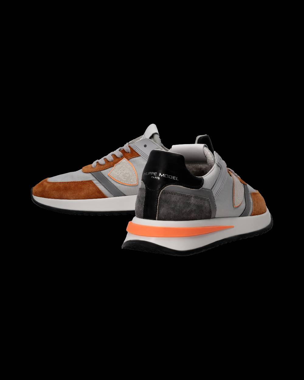 Philippe Model Sneaker Tropez 2.1 Uomo, Grigio e Cognac Offerta