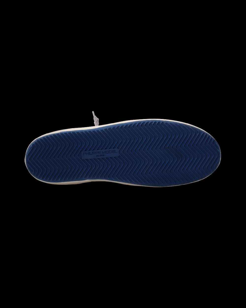 Philippe Model Sneaker Nice Uomo, Bianco e Blu In Vendita
