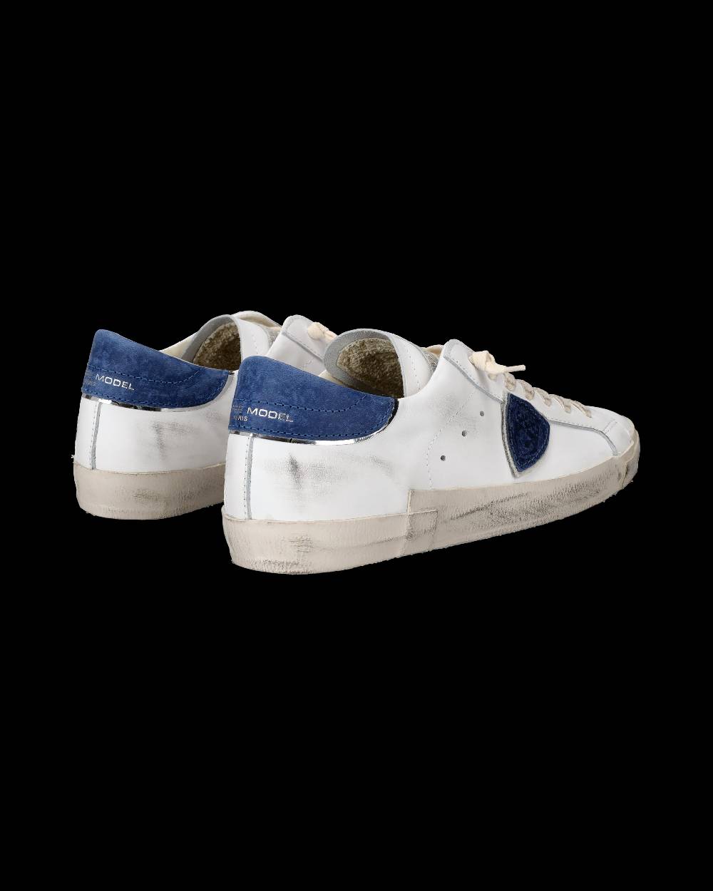 Philippe Model Sneaker basse Paris uomo - bianco e bluette Offerte
