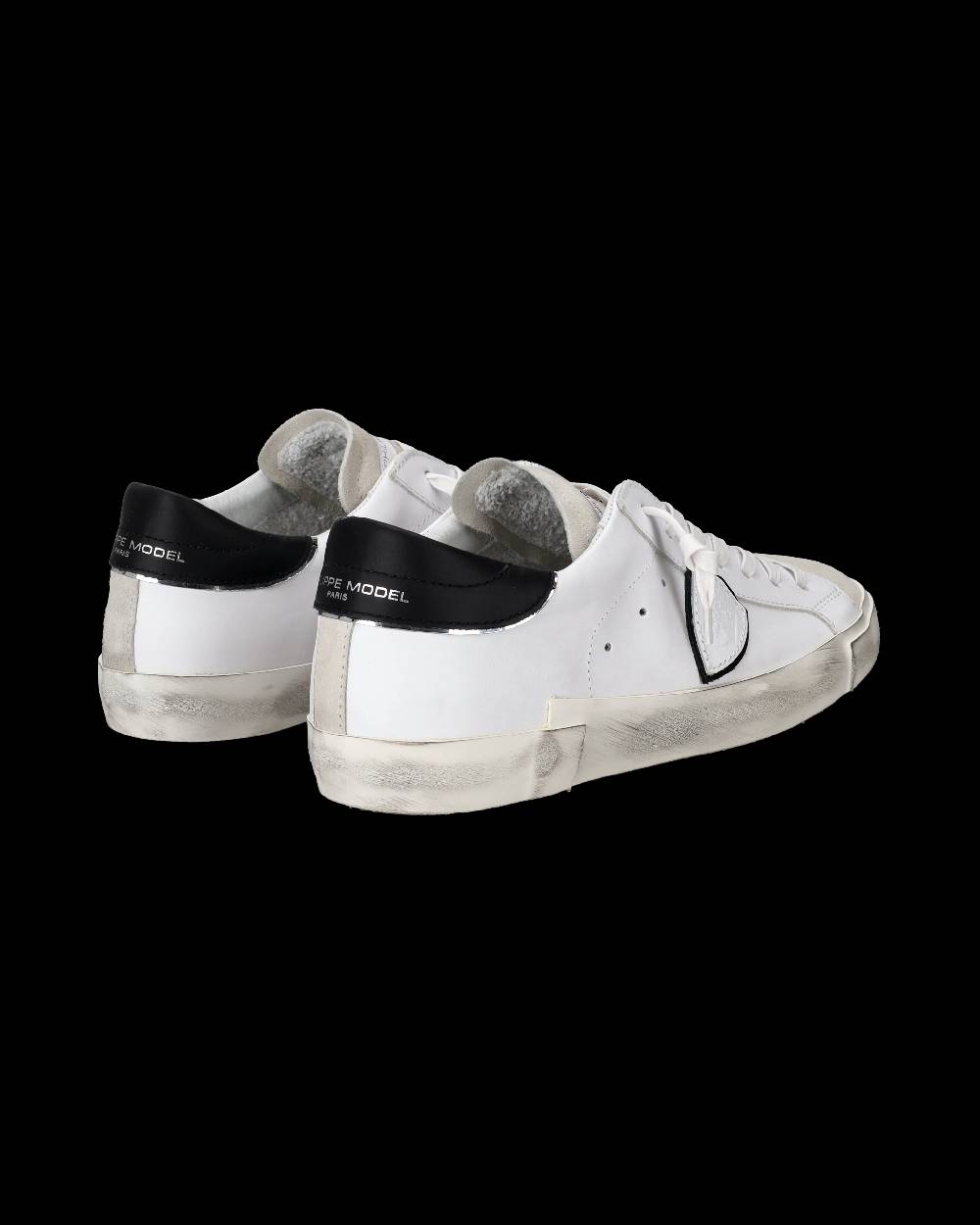 Philippe Model Sneaker bassa Prsx uomo - bianco e nero Vendita Calda