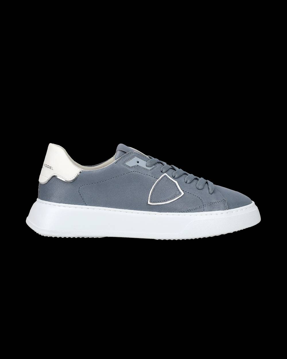 Philippe Model Sneaker casual Temple da uomo in pelle Nabuk - Blu Vendita Economica