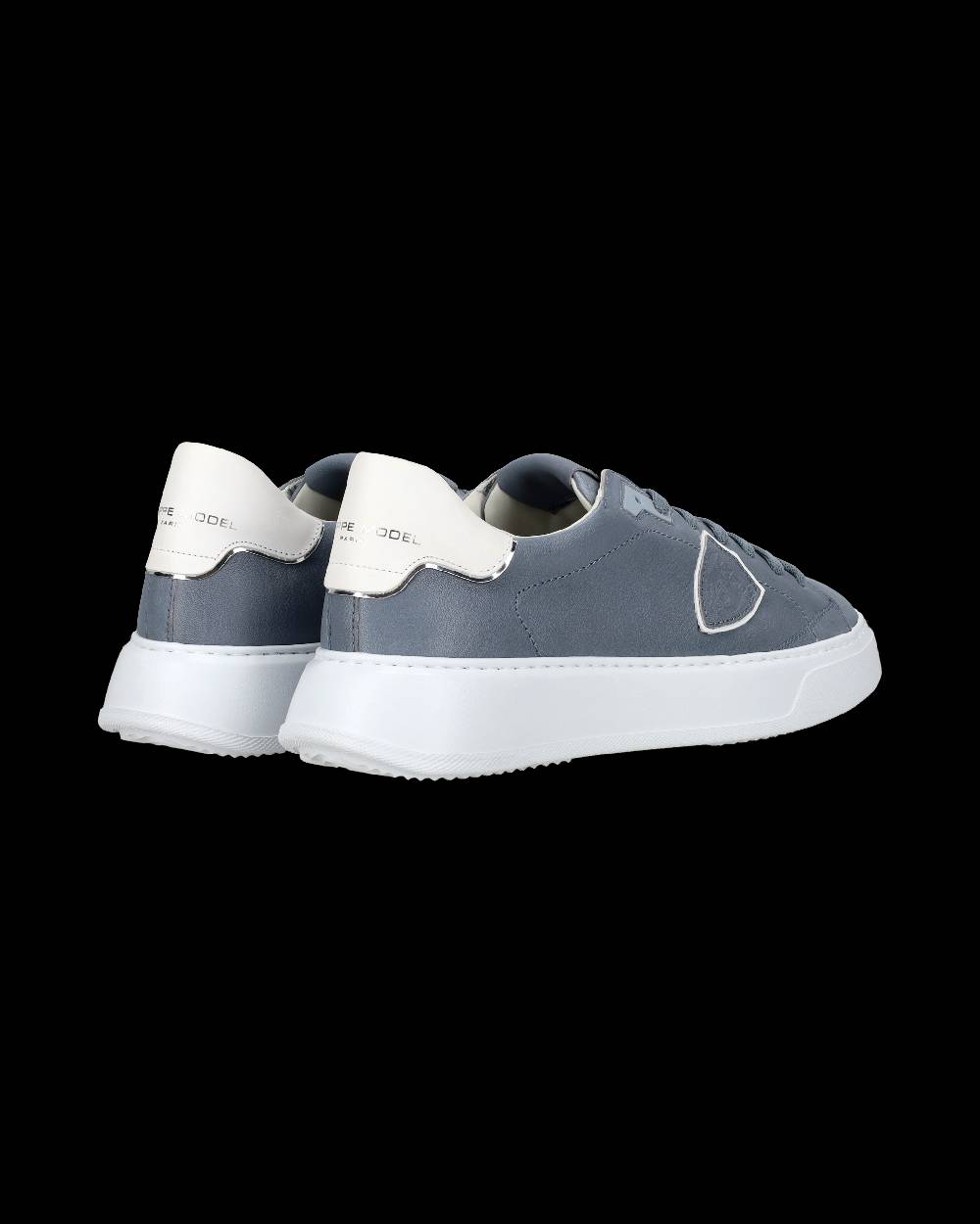 Philippe Model Sneaker casual Temple da uomo in pelle Nabuk - Blu Vendita Economica