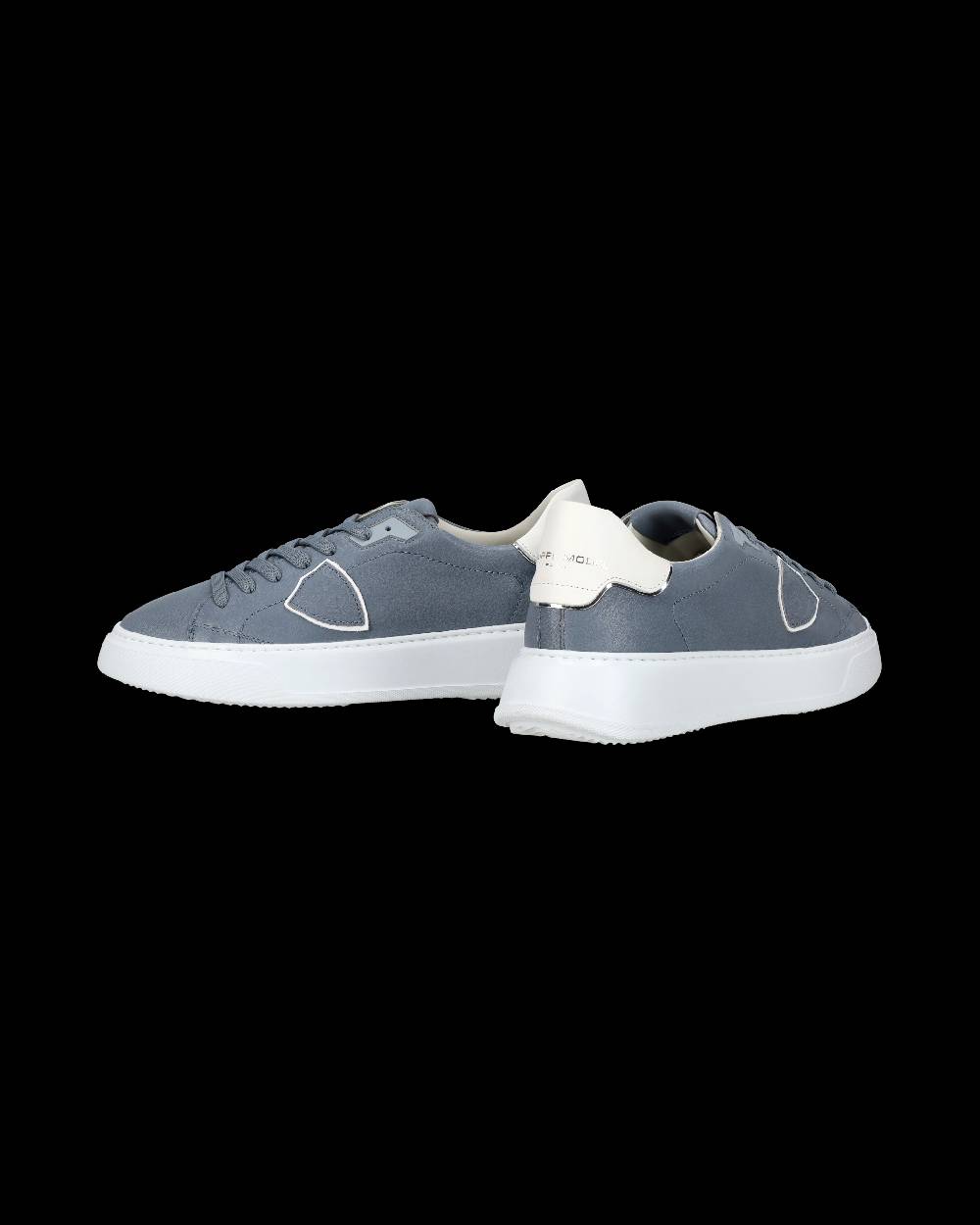 Philippe Model Sneaker casual Temple da uomo in pelle Nabuk - Blu Vendita Economica