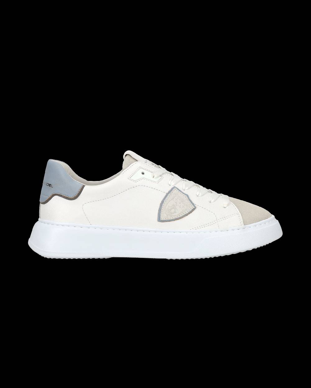 Philippe Model Sneaker casual Temple da uomo in pelle - Azzurro e bianco I Più Venduti