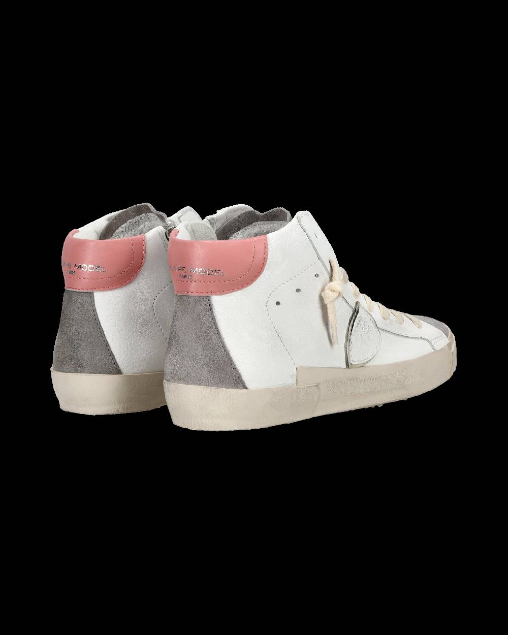 Philippe Model Sneaker casual Prsx da donna in pelle - Antracite e bianco 2025