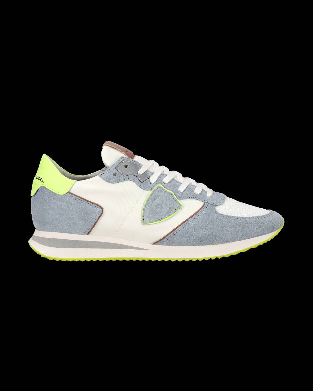 Philippe Model Sneaker casual Trpx da uomo in nylon e pelle - Azzurro e giallo 2025