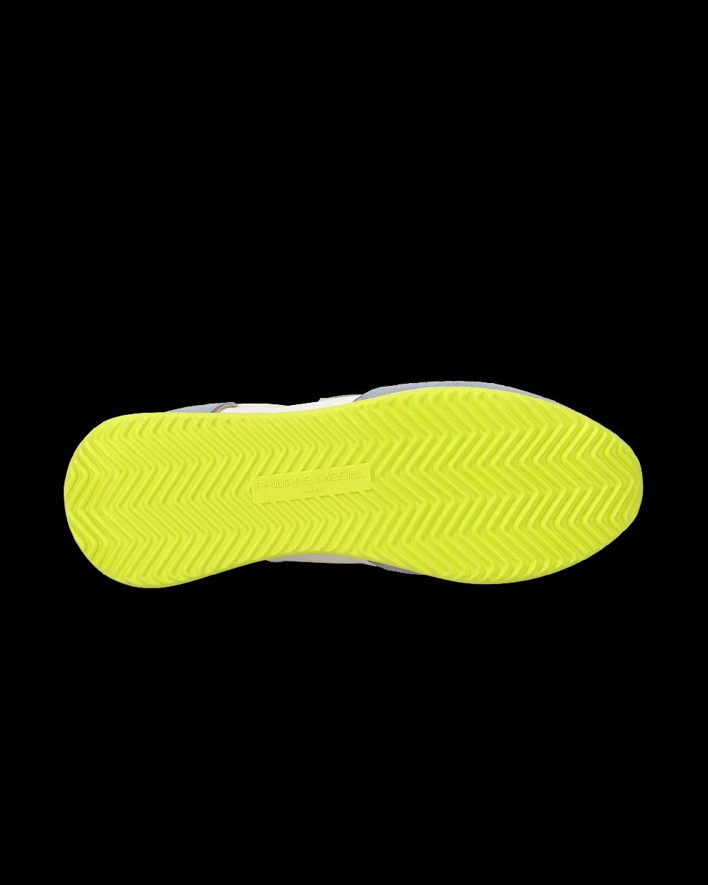Philippe Model Sneaker casual Trpx da uomo in nylon e pelle - Azzurro e giallo 2025