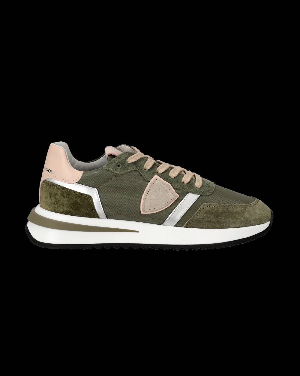 Philippe Model Sneaker basse Tropez 2.1 donna - verde militare e rosa Nuovo