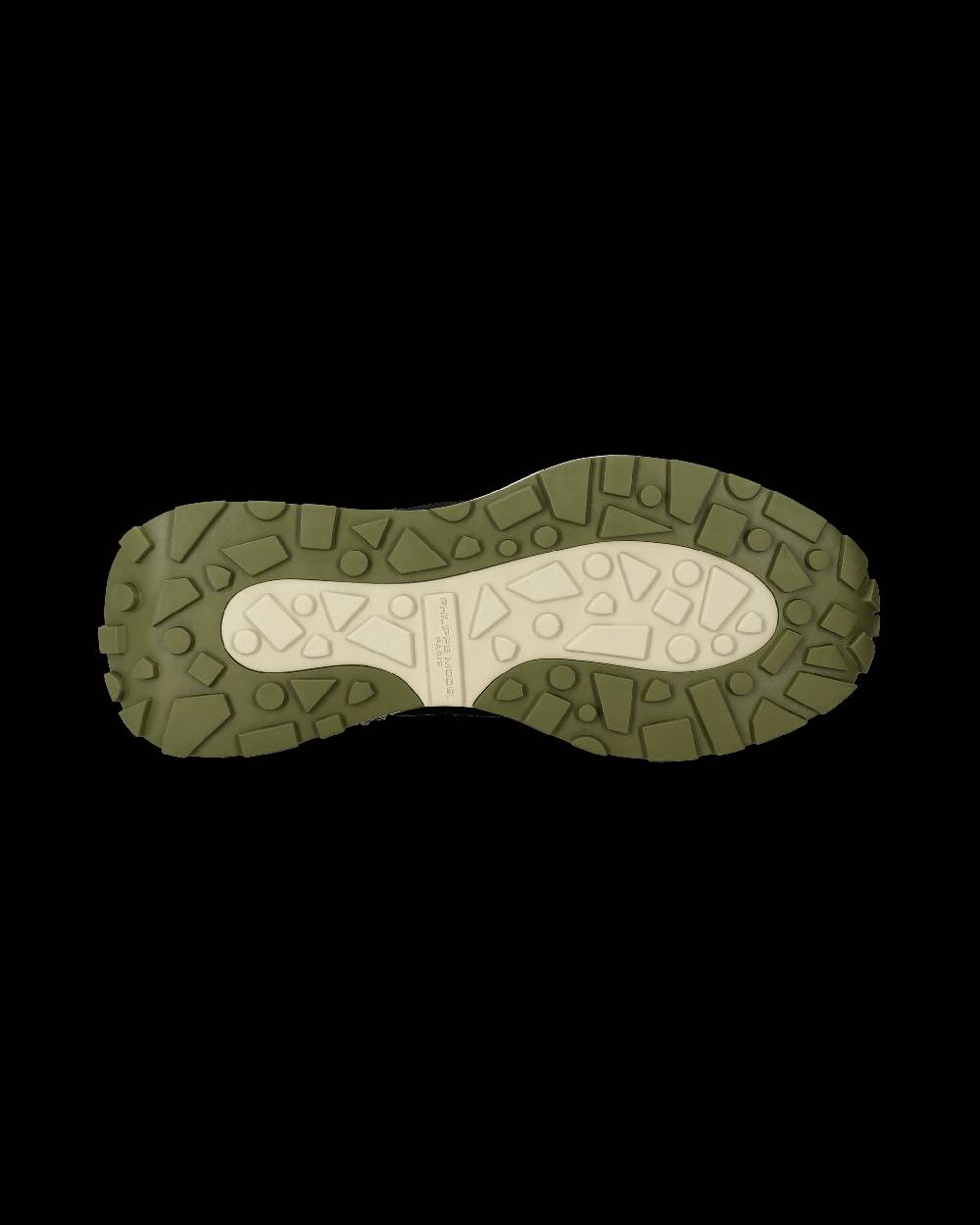 Philippe Model Sneakers basse Antibes da Uomo in nylon e pelle - nero militare Vendita