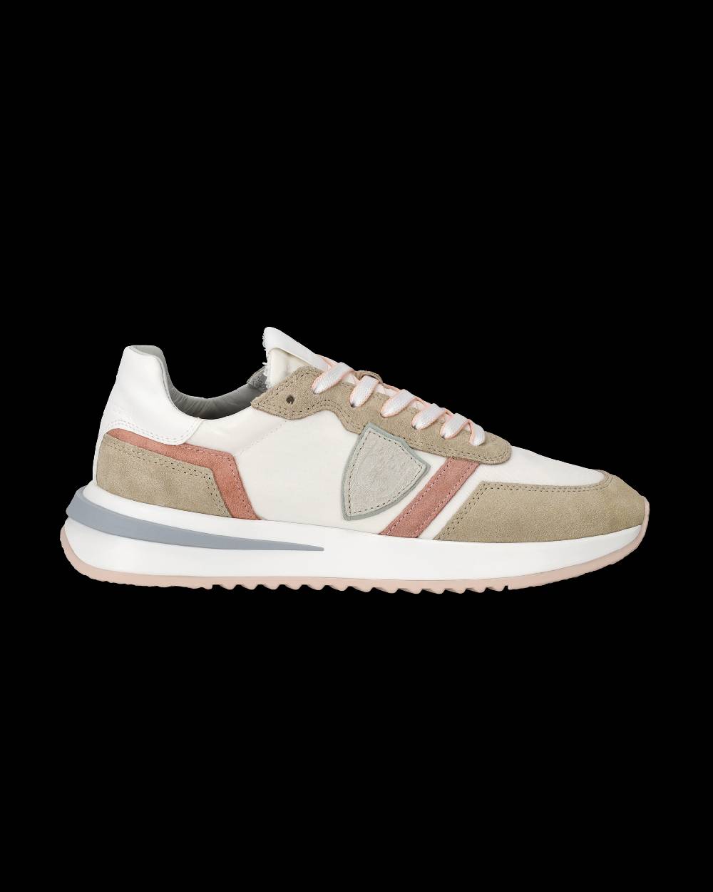 Philippe Model Sneakers Tropez 2.1 da Donna Bianche in Tessuto Tecnico Consegna Veloce