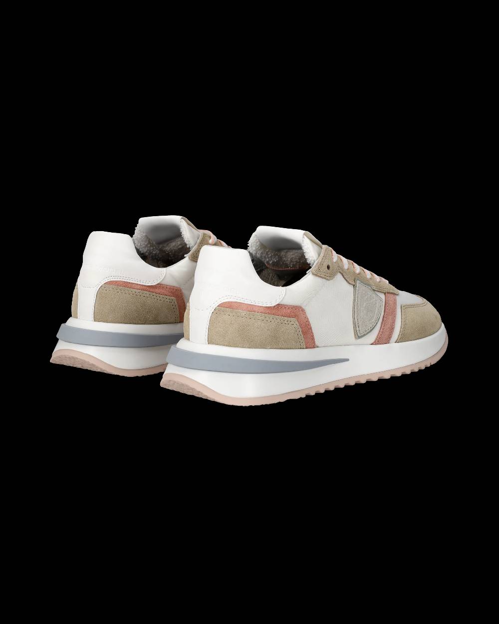 Philippe Model Sneakers Tropez 2.1 da Donna Bianche in Tessuto Tecnico Consegna Veloce