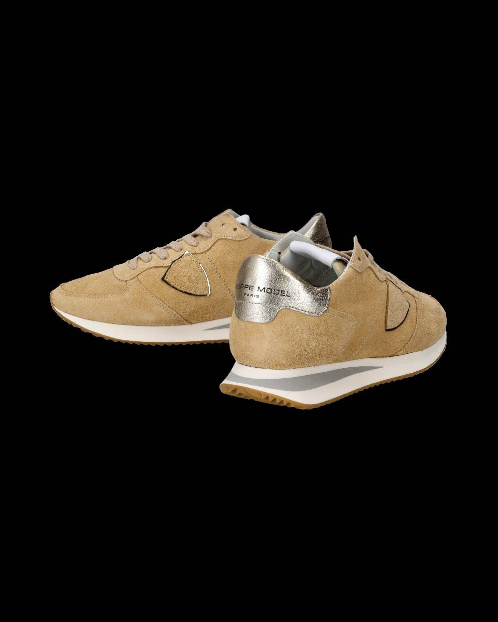 Philippe Model Sneakers Trpx da Donna Beige in Pelle Scamosciata Shopping Online