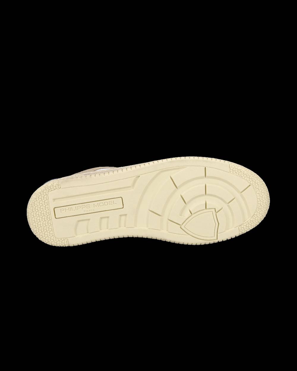 Philippe Model Sneaker streetwear Lyon da uomo in pelle riciclata - Bianco, verde e arancione Affare Del Giorno