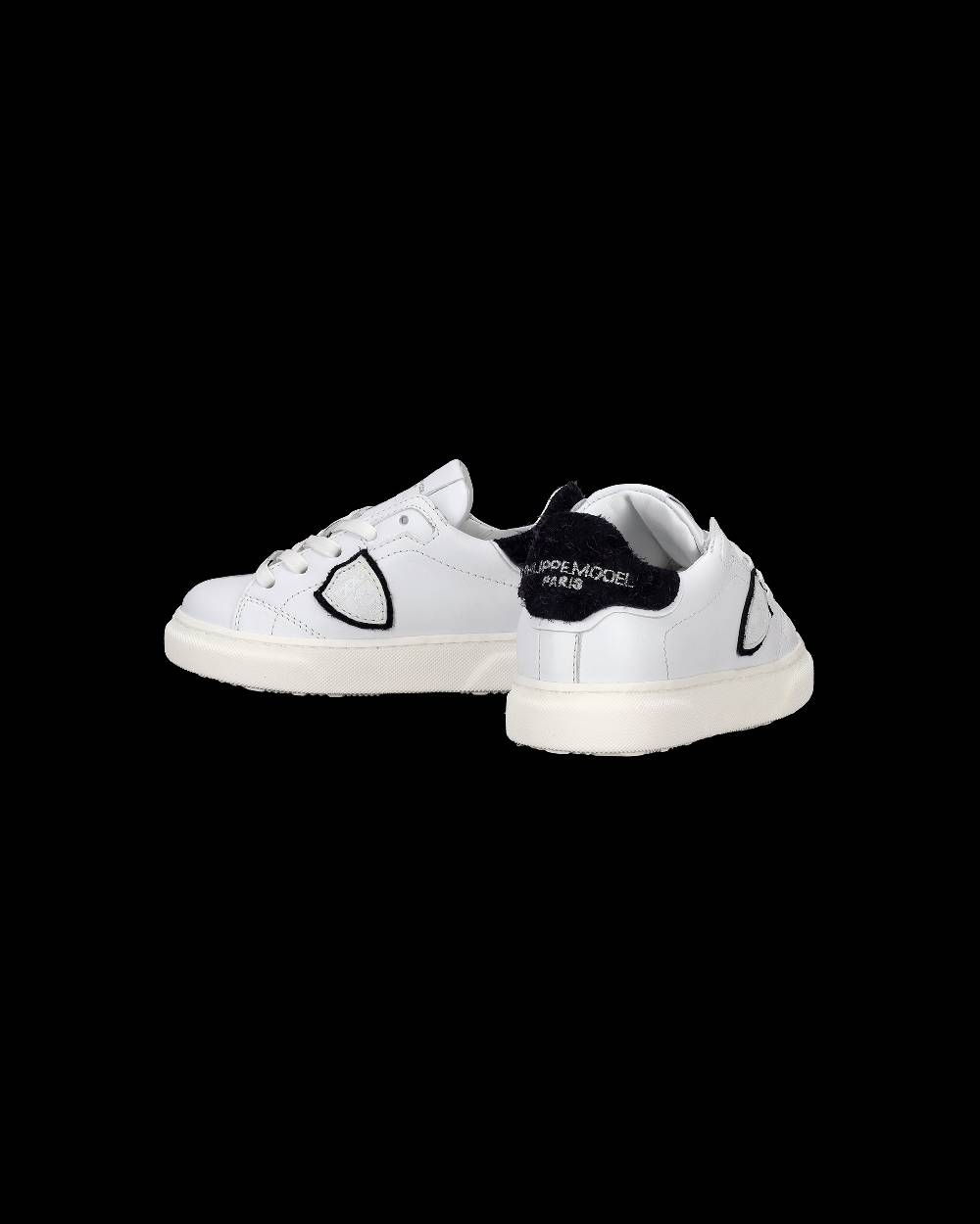 Philippe Model Sneakers da Bambini Temple Bianche e Blu in Pelle Offerte