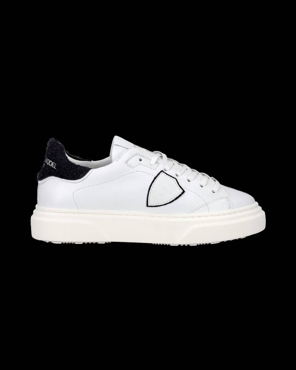 Philippe Model Sneakers Temple da Bambini Bianche e Blu in Pelle Vendita Calda