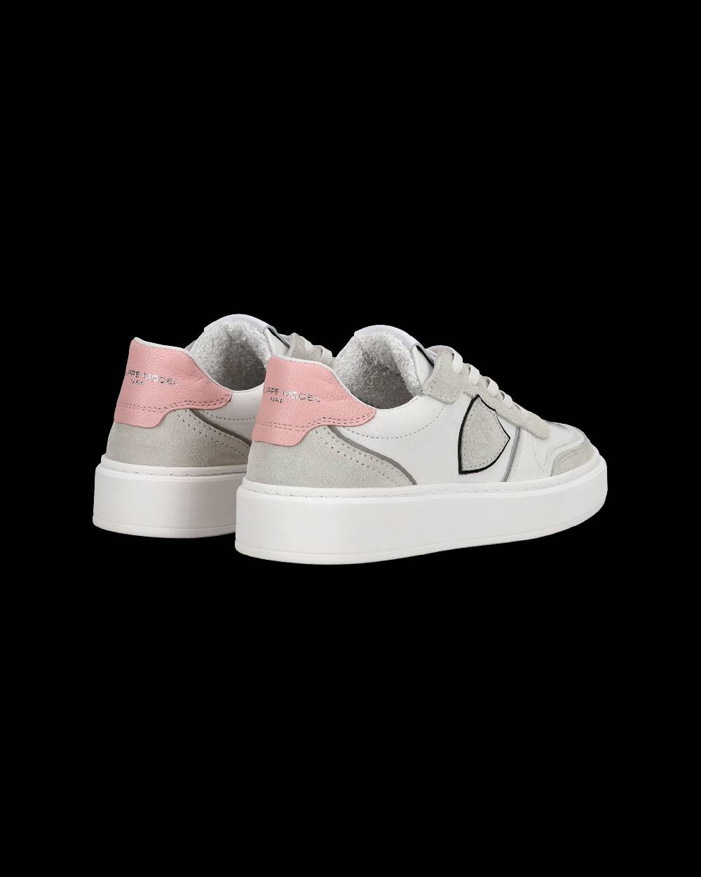 Philippe Model Junior Nice Low-Top Sneakers in Leather, Brown Blue 2025