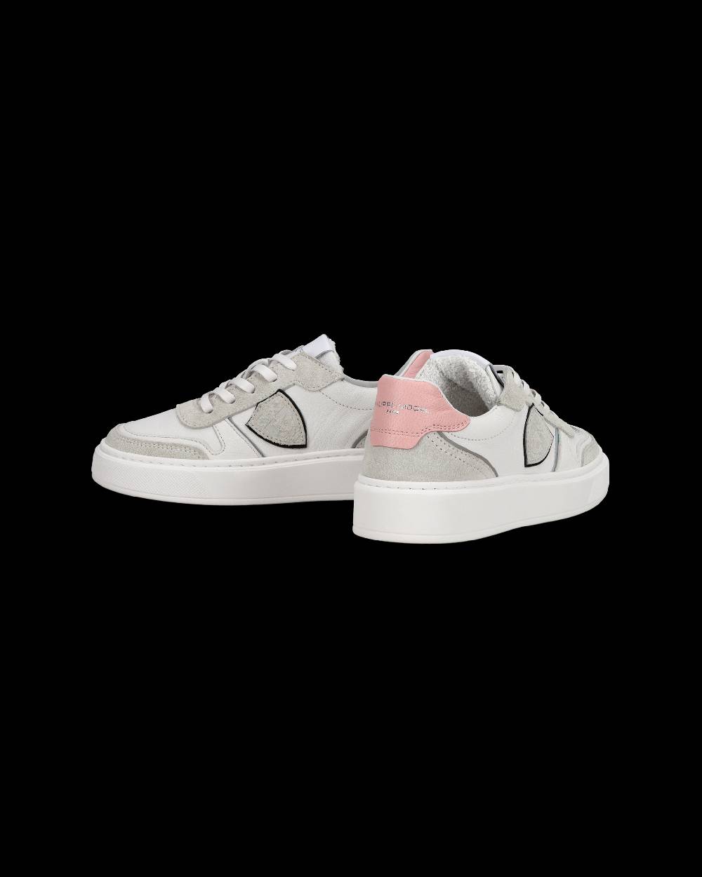 Philippe Model Junior Nice Low-Top Sneakers in Leather, Brown Blue 2025