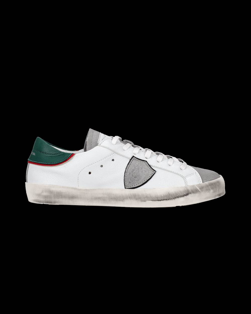 Philippe Model Sneakers Prsx da Ragazzi Bianche e Verdi in Pelle 2025