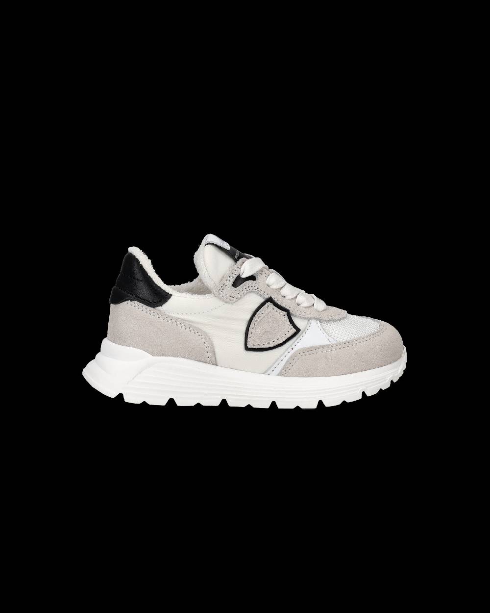 Philippe Model Scarpe da Bambini Antibes Bianche in Tessuto Tecnico Pezzi Unici