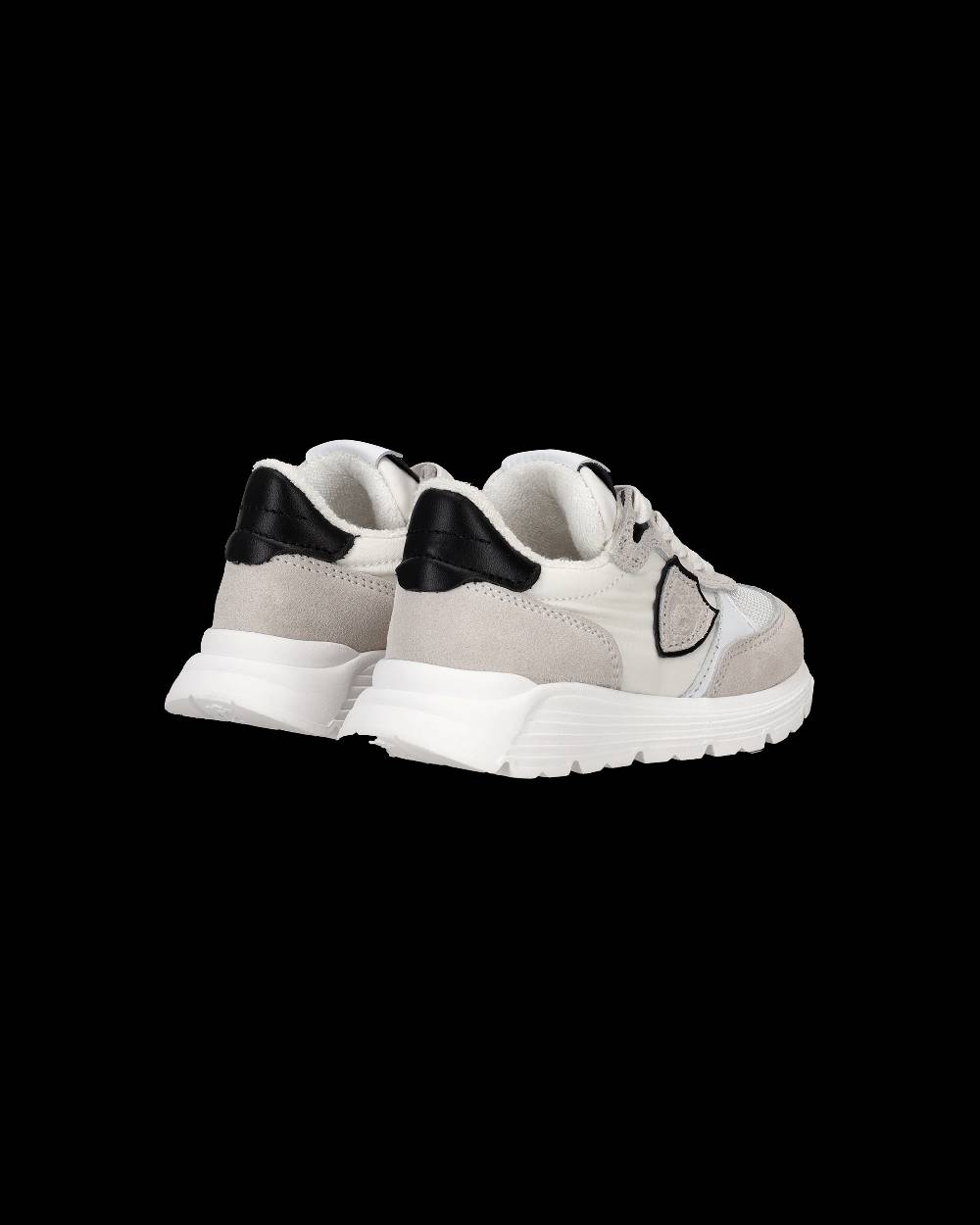 Philippe Model Scarpe da Bambini Antibes Bianche in Tessuto Tecnico Pezzi Unici